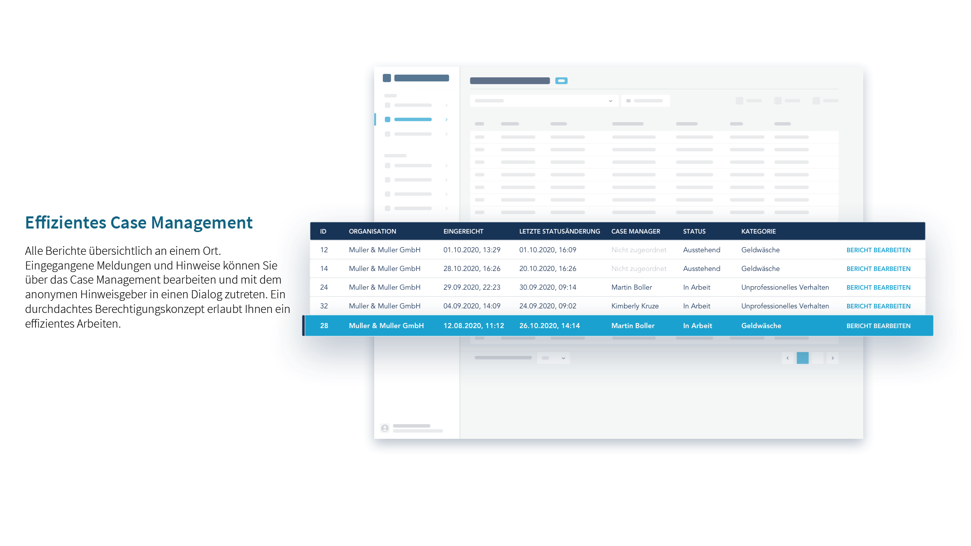 Kupper IT – Hinweisgebersystem Case Management