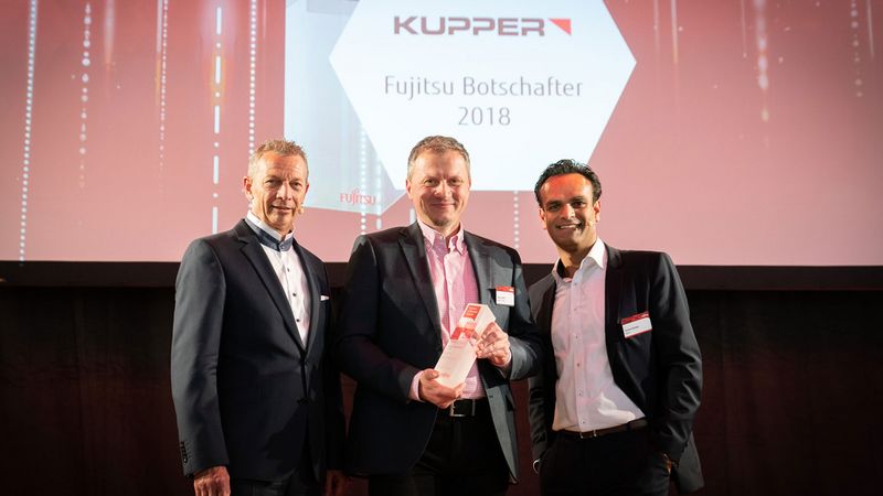 Fujitsu Botschafter Award 2018 geht an KUPPER IT