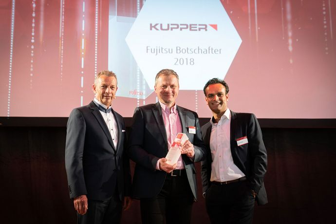 Fujitsu Botschafter Award 2018 geht an KUPPER IT