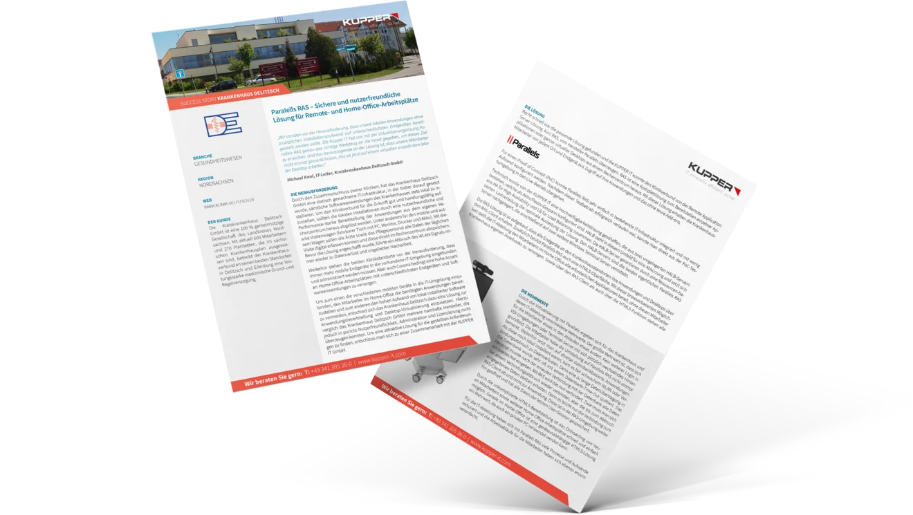 Kupper IT – Referenz Parallels KKH Delitzsch